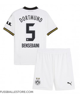 Günstige Borussia Dortmund Ramy Bensebaini #5 3rd trikot Kinder 2024-25 Kurzarm (+ Kurze Hosen)